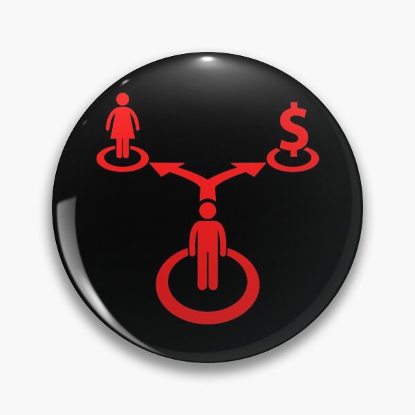 Item preview, Choose Between Love And Money designed and sold by Stickman--.