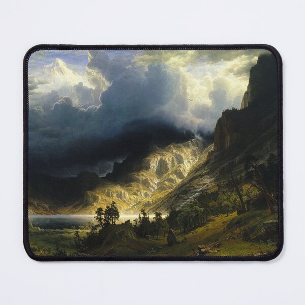 Item preview, A Storm in the Rocky Mountains Mt Rosalie - Albert Bierstadt designed and sold by Vintage Designs +.