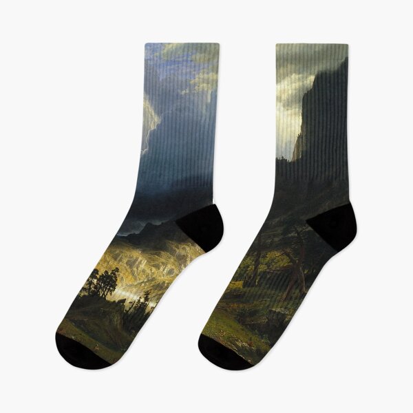 Item preview,  A Storm in the Rocky Mountains Mt Rosalie - Albert Bierstadt designed and sold by Vintage Designs +.