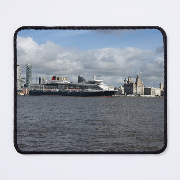 Item preview, Queen Elizabeth Cruiseship Departing Liverpool Waterfront Harbour. 10/10/2021 designed and sold by ALEXANDER STEPHEN PEMBERTON.