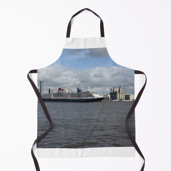 Item preview, Queen Elizabeth Cruiseship Departing Liverpool Waterfront Harbour. 10/10/2021 designed and sold by ALEXANDER STEPHEN PEMBERTON.