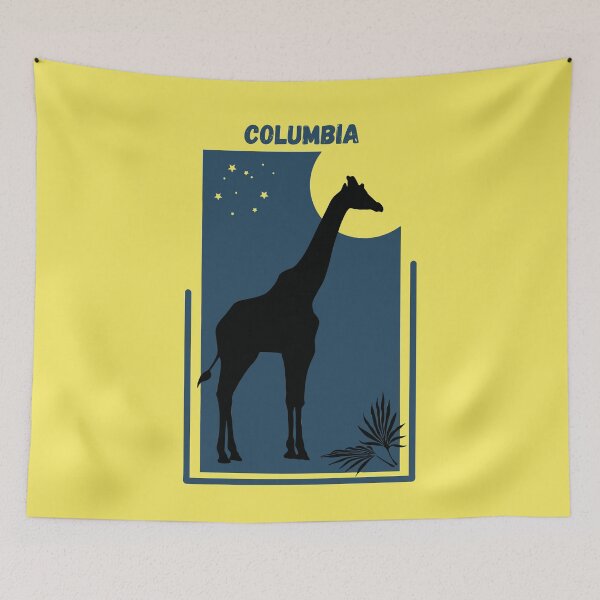 Item preview, Zoo Vintage Style Geometric Modern Poster for the Zoo City of Columbia in South Carolina (Riverbanks Zoo) designed and sold by Vintage-TM.