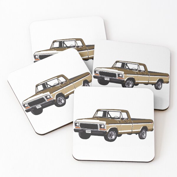 Artikelvorschau, Brauner und beiger F Truck aus den späten 70ern entworfen und verkauft von CoolRide.
