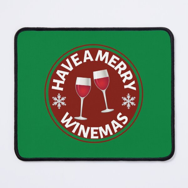 Item preview, Have a Merry Winemas (Red) - Funny Wine Puns - Christmas Gift for Wine Lovers who like alcoholic jokes designed and sold by CaitU.