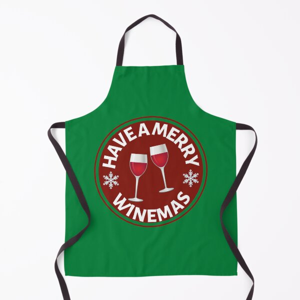 Item preview, Have a Merry Winemas (Red) - Funny Wine Puns - Christmas Gift for Wine Lovers who like alcoholic jokes designed and sold by CaitU.