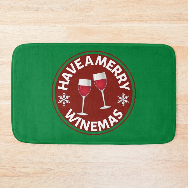 Item preview, Have a Merry Winemas (Red) - Funny Wine Puns - Christmas Gift for Wine Lovers who like alcoholic jokes designed and sold by CaitU.