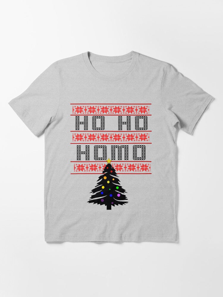 Alternative Ansicht von Ho Ho Homo mit Baum Essential T-Shirt