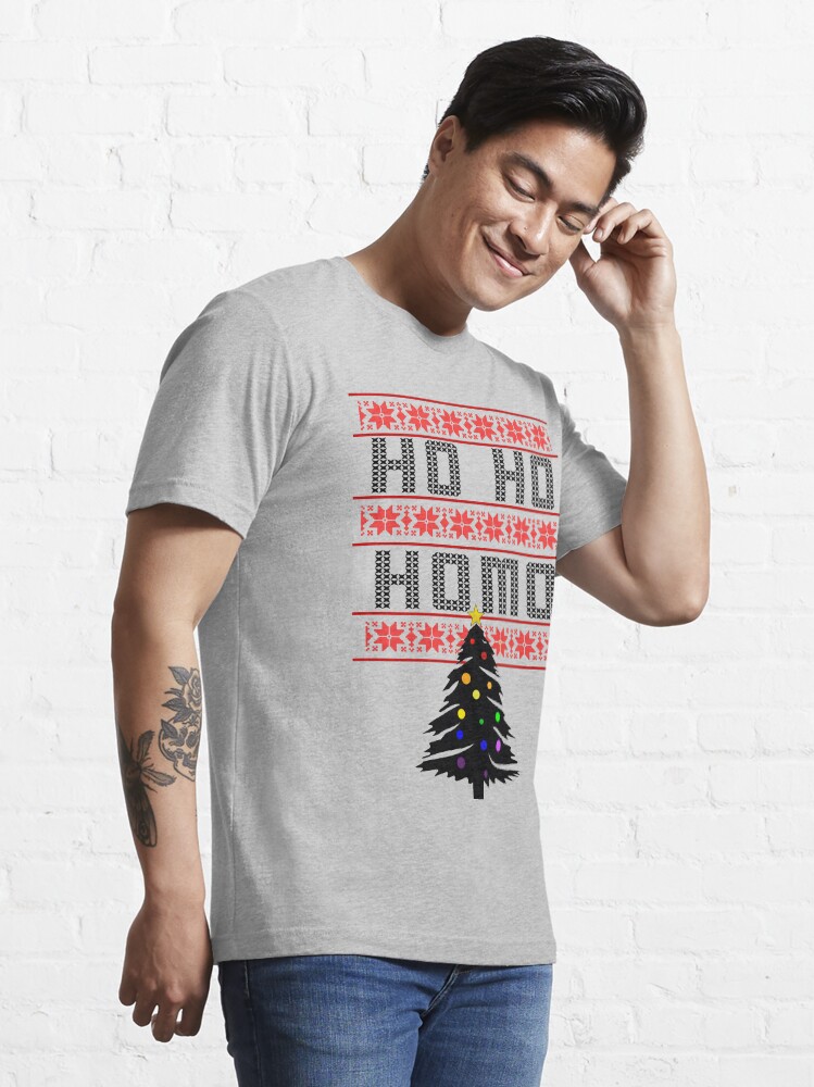 Alternative Ansicht von Ho Ho Homo mit Baum Essential T-Shirt