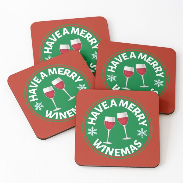 Item preview, Have a Merry Winemas (Green) - Funny Wine Puns - Christmas Gift for Wine Lovers who like alcoholic jokes designed and sold by CaitU.