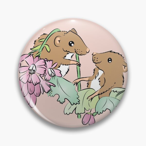 Item preview, Cute mice on a pink flower designed and sold by FunnyChameleon.