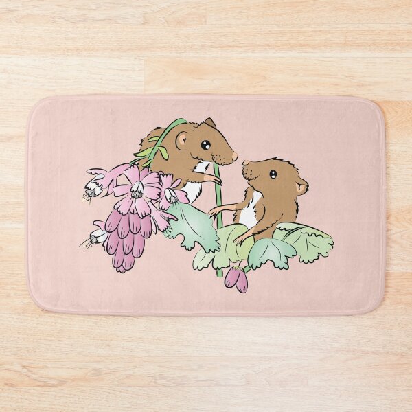 Item preview, Cute mice on a pink flower designed and sold by FunnyChameleon.