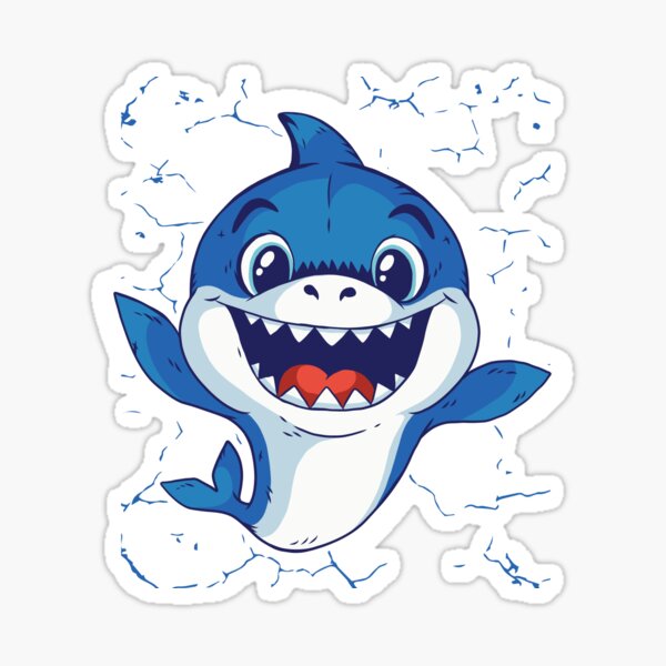 Item preview, Cute baby shark. designed and sold by BabyClub-by-JC.