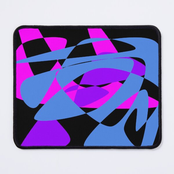 Artikelvorschau, rosa blau lila abstrakt entworfen und verkauft von FunMO.