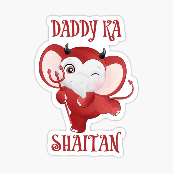 Item preview, Daddy ka Shaitan (Daddy's Little Devil) designed and sold by DesiBoli.