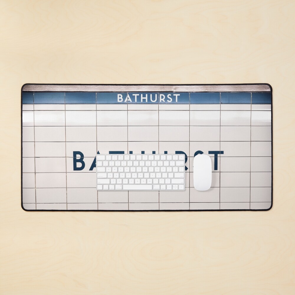 Bathurst - Toronto Subway Station Sign Mouse Pad