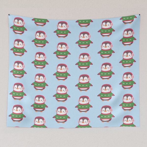 Item preview, Cute Penguin With Funny Fish Print Sweater designed and sold by rustydoodle.