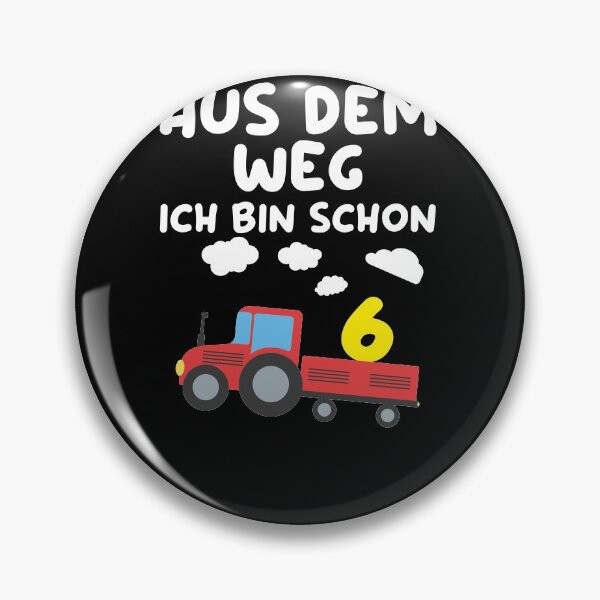 Item preview, Children's 6th Birthday Boy Tractor 6 Years designed and sold by Marco Damm.