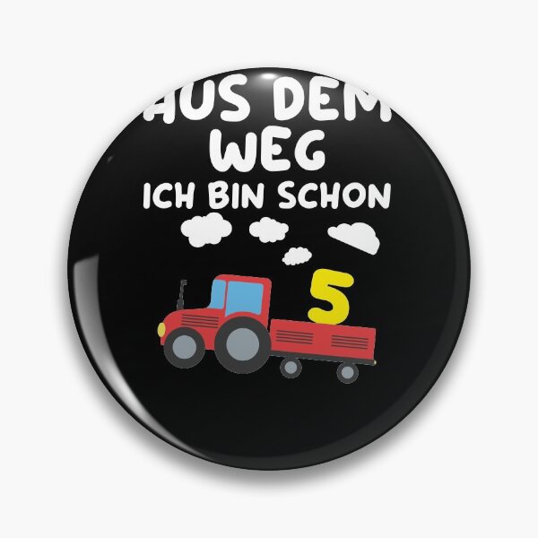 Item preview, Children's 5th Birthday Boy Tractor 5 Years designed and sold by Marco Damm.