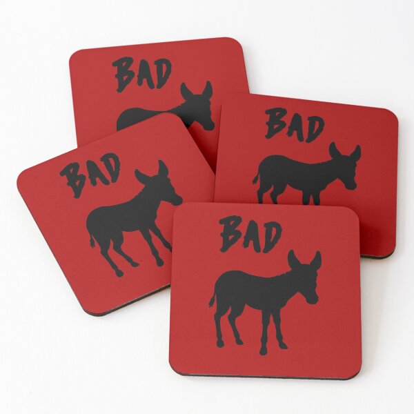 Item preview, Bad Ass. Funny Donkey Badass Wordplay designed and sold by Rebel-Design.