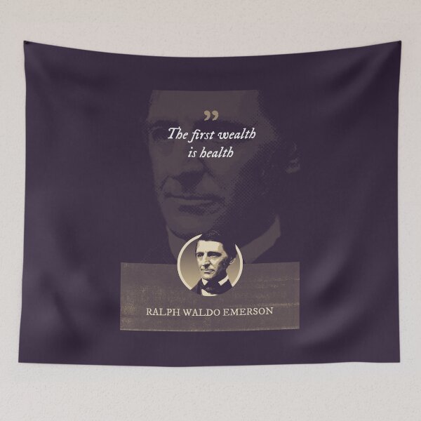 Item preview, Ralph Waldo Emerson - The first wealth is health designed and sold by Syahrasi.