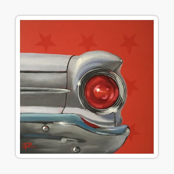 STAR II Feat. 1963 Ford Falcon Futura (White) Sticker