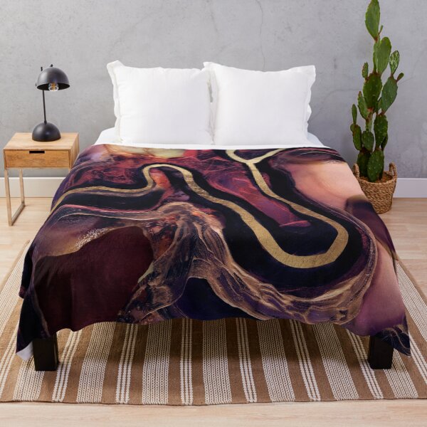 Item preview, Golden River Abstract designed and sold by spacefrogdesign.