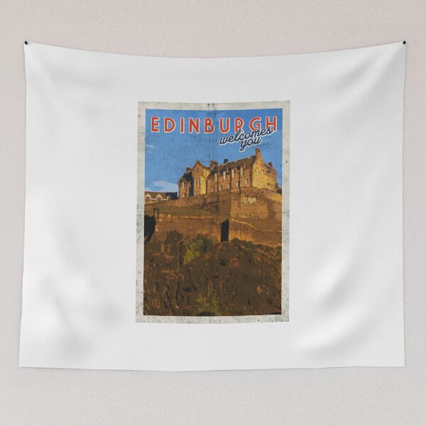 Item preview, Vintage Edinburgh  travel poster retro designed and sold by TheBritishShop.