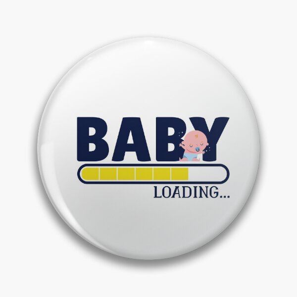 Item preview, Funny pregnancy design that shows almost full loading bar designed and sold by BabyClub-by-JC.