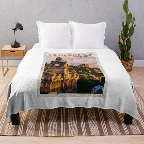 Item preview, Cool Vintage Edinburgh travel poster retro designed and sold by TheBritishShop.