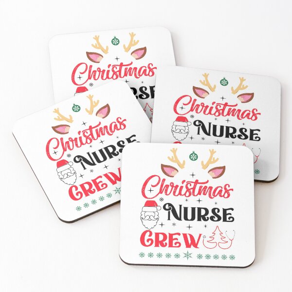 Item preview,  Christmas Nurse Crew Funny Reindeer Santa Nurse Nursing gift idea for women designed and sold by NiceSpot.