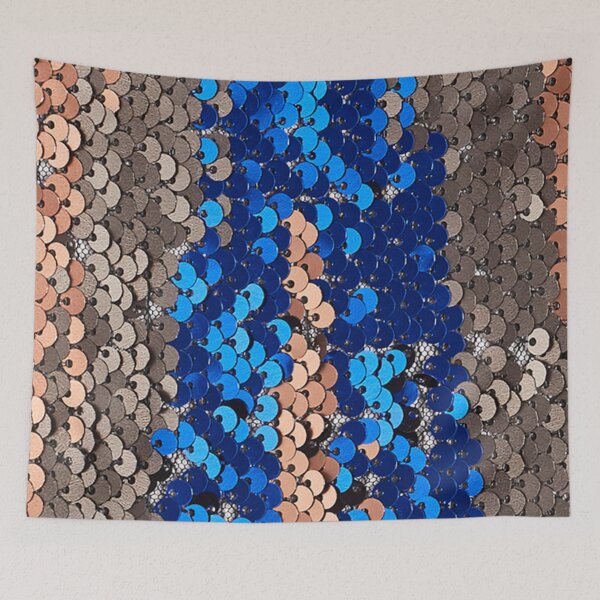 Item preview, Unique royal Blue and Gold Sequin Design designed and sold by Poetic4Passion.