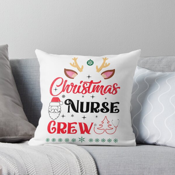 Item preview,  Christmas Nurse Crew Funny Reindeer Santa Nurse Nursing gift idea for women designed and sold by NiceSpot.