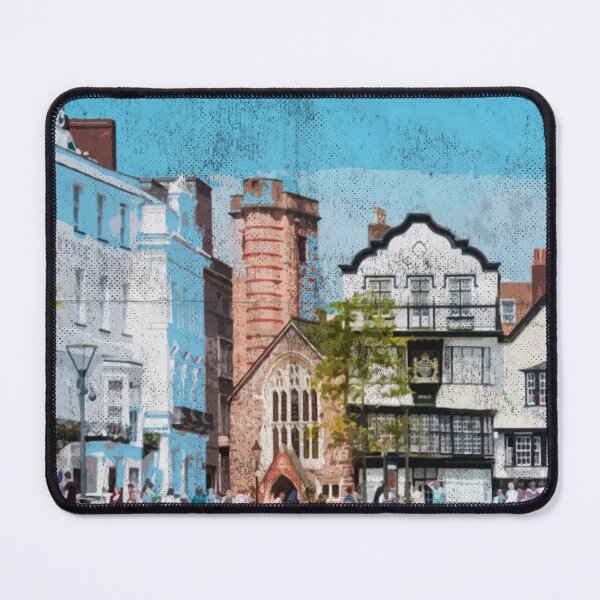 Item preview, Vintage Exeter travel poster retro cool designed and sold by TheBritishShop.
