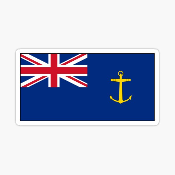 blue ensign with anchor