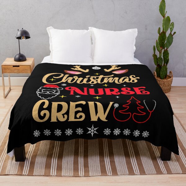 Item preview, Christmas Nurse Crew Funny Reindeer Santa Nurse Nursing gift idea for women designed and sold by NiceSpot.