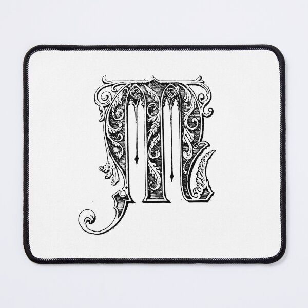 Item preview, Ornamental letter M designed and sold by Cretalyst.