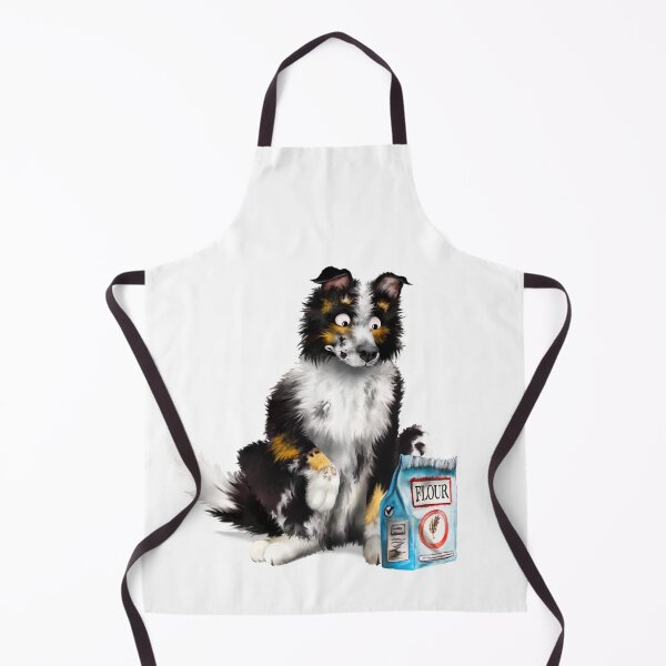 Item preview, There's a joke in here somewhere... Collie Flour | Cartoon Border Collie Sheep Dog  designed and sold by Snootrac.
