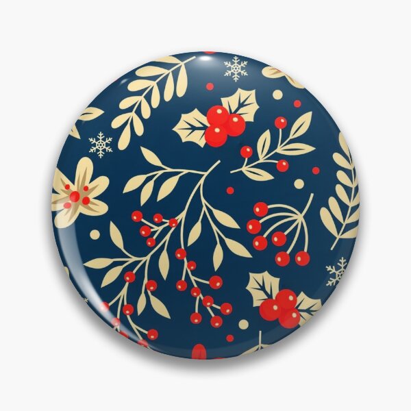 Item preview, Winter Floral Seamless Pattern  designed and sold by TheSkullArmy.