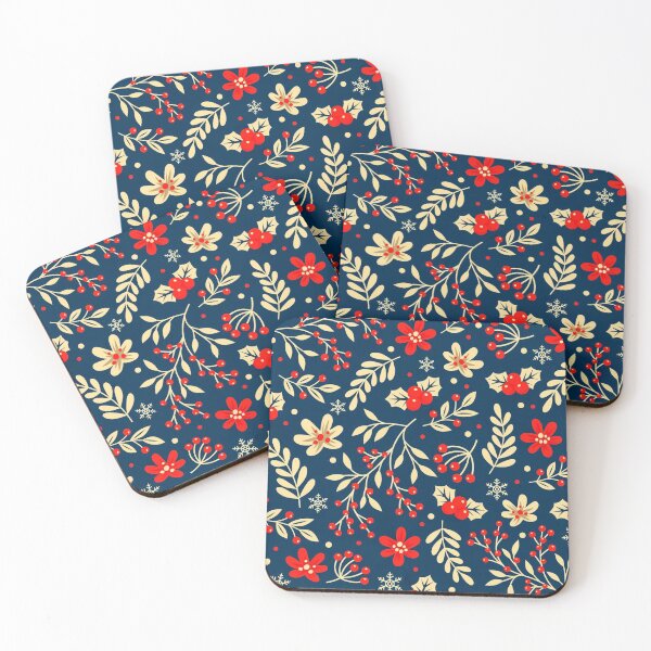 Item preview, Winter Floral Seamless Pattern  designed and sold by TheSkullArmy.