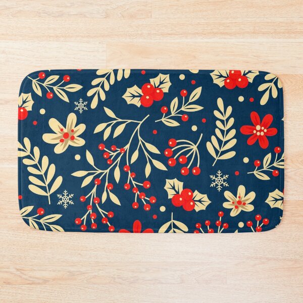 Item preview, Winter Floral Seamless Pattern  designed and sold by TheSkullArmy.