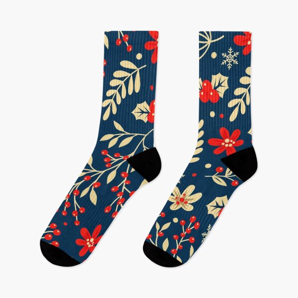 Item preview, Winter Floral Seamless Pattern  designed and sold by TheSkullArmy.