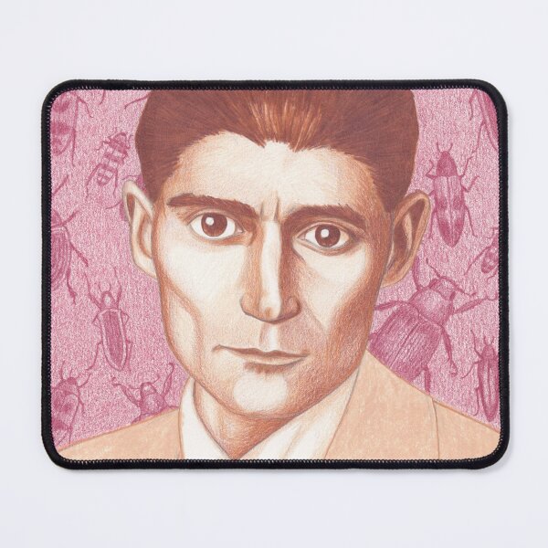 Item preview, portrait of writer Franz Kafka designed and sold by EllenLambrichts.