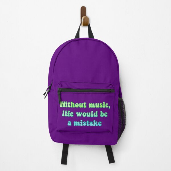 Item preview, Without music life would be a mistake Oscar Wilde quotes 70s aesthetic designed and sold by Bookup.