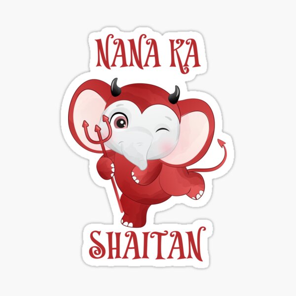 Item preview, Nana ka Shaitan (Grandfather's Little Devil) designed and sold by DesiBoli.