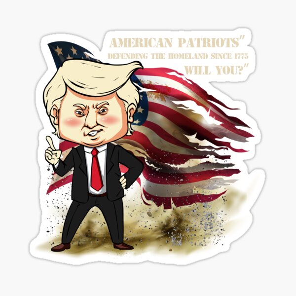 American Patriot 2024 Sticker For Sale By PoliticalRamRod Redbubble   St,small,507x507 Pad,600x600,f8f8f8 