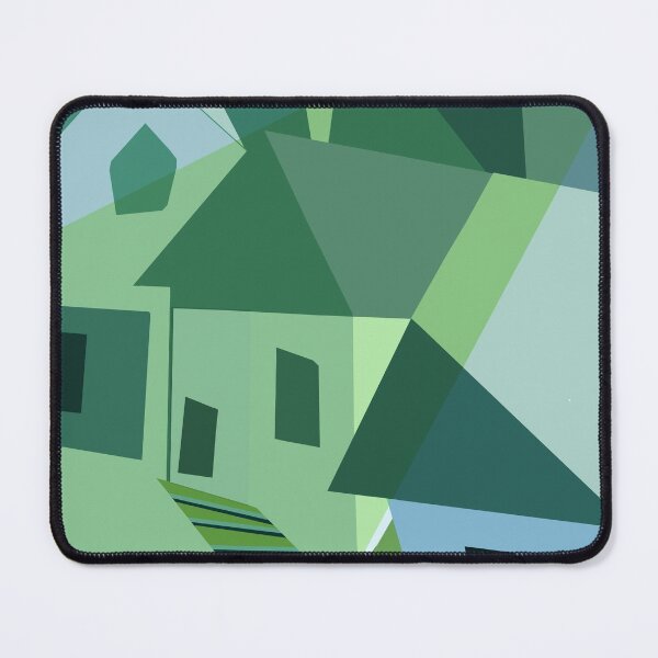 Item preview, Houses In The Village Abstract Canvas 01 designed and sold by blueocan.