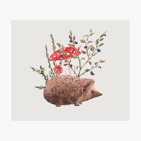Item preview, cute Watercolor hedgehog gifts designed and sold by HichamMissiame.