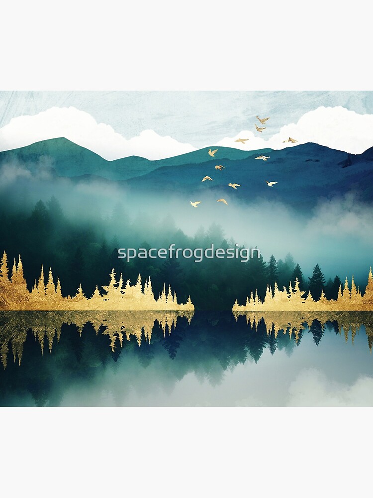 Thumbnail 5 von 5, Mauspad, Nebelreflexion designt und verkauft von spacefrogdesign.