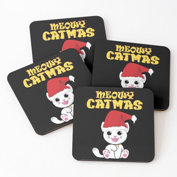 Item preview, Meowy Catmas cute cate lovers design designed and sold by amishacreates.
