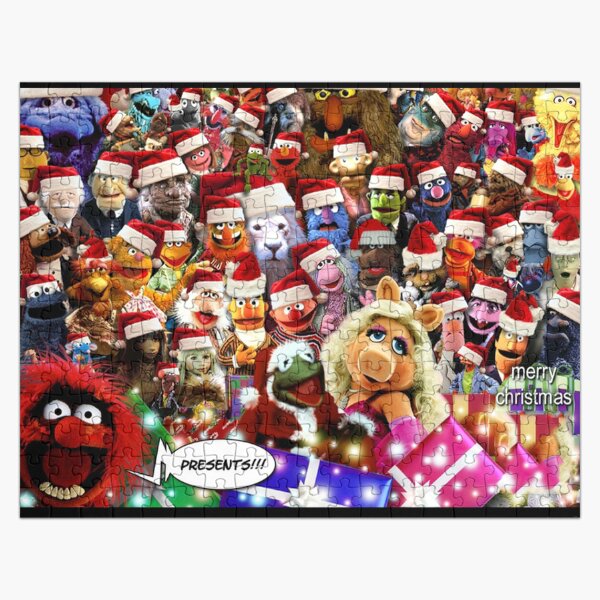 Vista previa del artículo con la obra «Los Muppets Christmas All Character Group», diseñado y vendido por ToniaDream.
